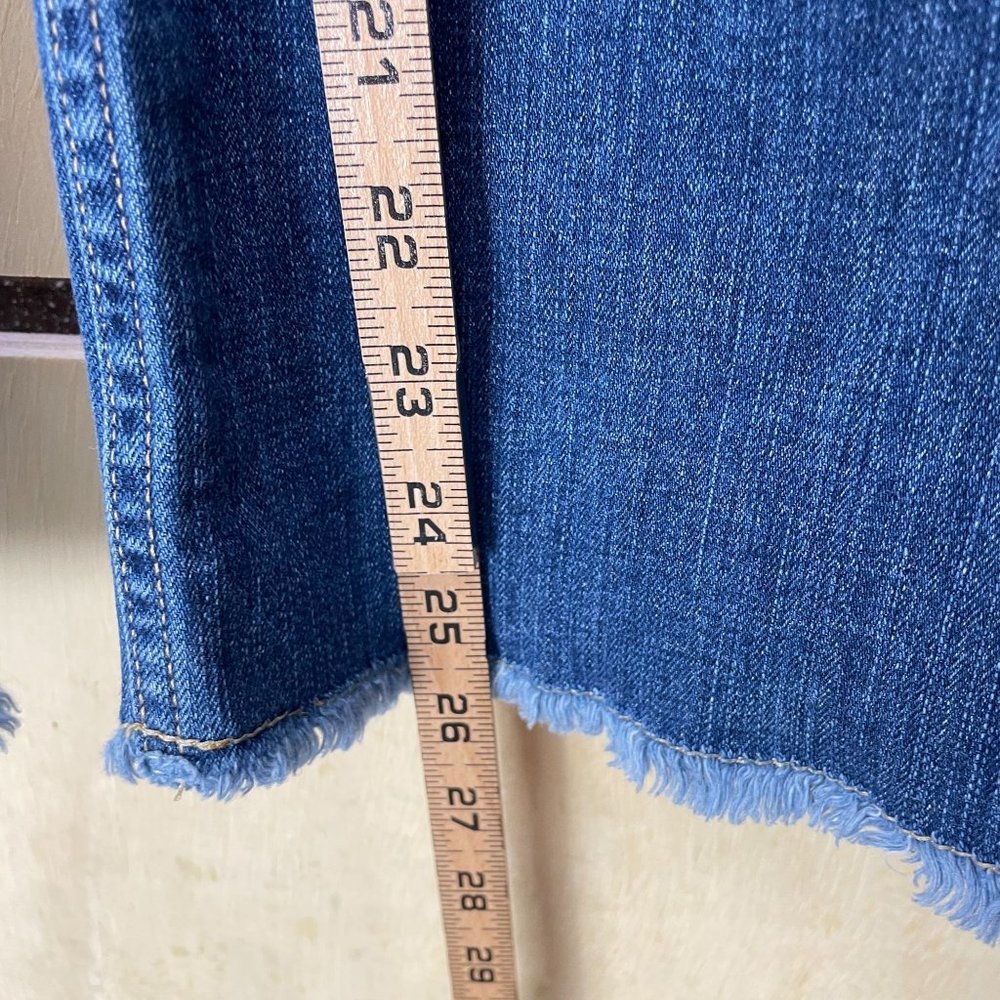 H&M Label of Graded Goods Jean Womens Sz 27 | 4 Raw Edge Mid-Rise 26" Inseam - Picture 7 of 8